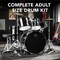 Best Choice Products 5-Piece Beginner Drum Set w/ Snare, Bass, Toms, Cymbal, Hi-Hat, Sticks, Drum Pedal